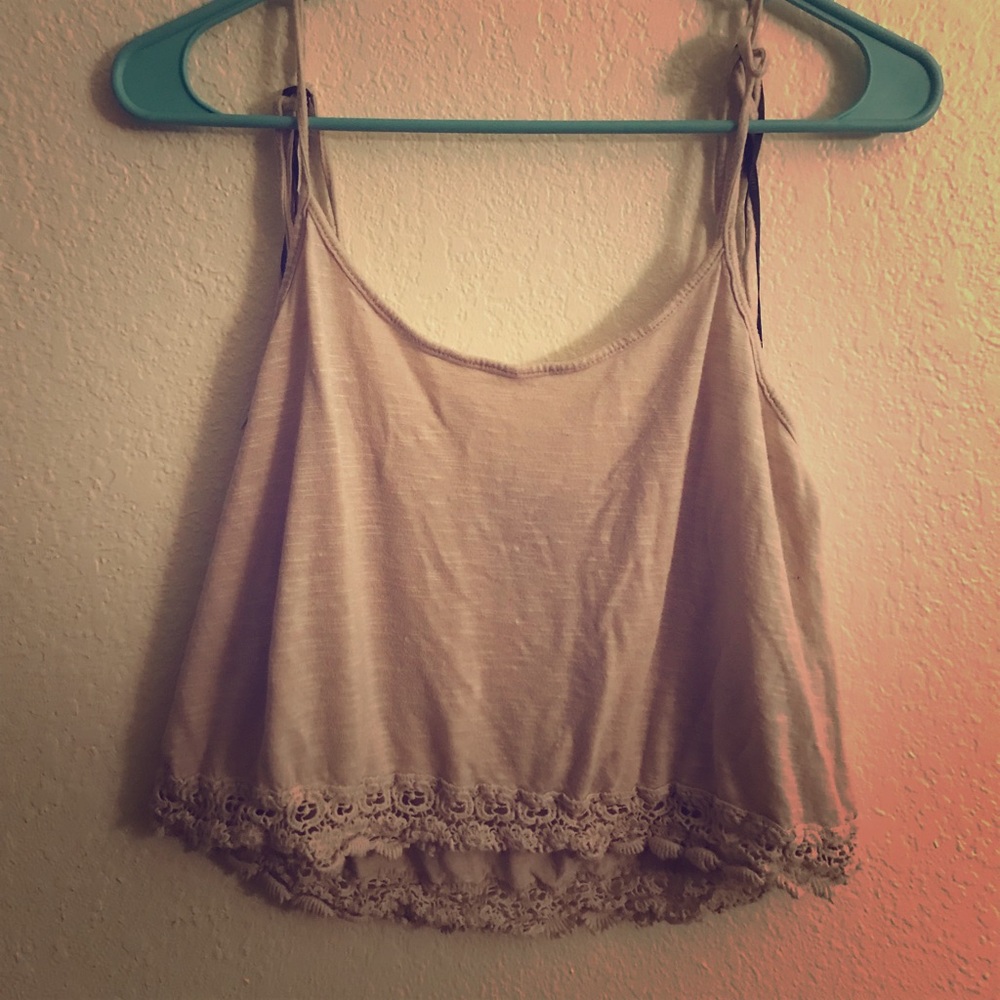 cute tan croptop
